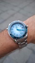 Omega Seamaster Planet Ocean 39mm 'Summer Blue' edition, Handtassen en Accessoires, Horloges | Heren, Ophalen, Zo goed als nieuw