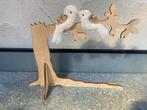 HOUT DECO 182 VOGELS OP TAK PLUCHE EN GOUD NIEUW, Kinderen en Baby's, Ophalen of Verzenden, Nieuw, Overige typen