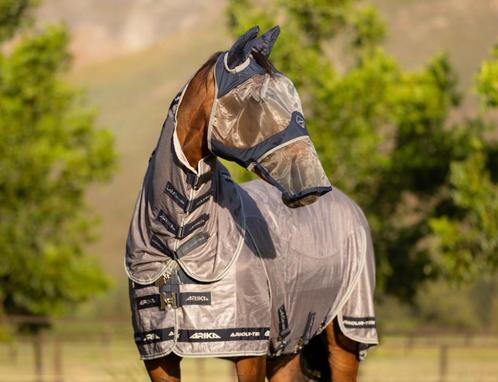 LeMieux Armour Shield Pro Vliegenmasker full Navy M+L+XL SAL, Dieren en Toebehoren, Paarden en Pony's | Dekens en Dekjes, Nieuw