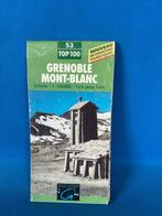 Carte IGN - Grenoble Mont-Blanc - 1:100000, Gelezen, Frankrijk, Ophalen of Verzenden, Landkaart