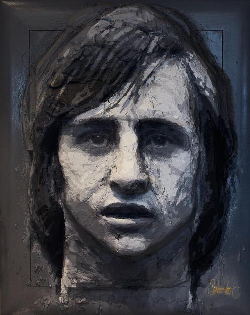 Johan Cruijff 3D schilderij Peter Donkersloot, Antiek en Kunst, Kunst | Schilderijen | Modern, Ophalen of Verzenden