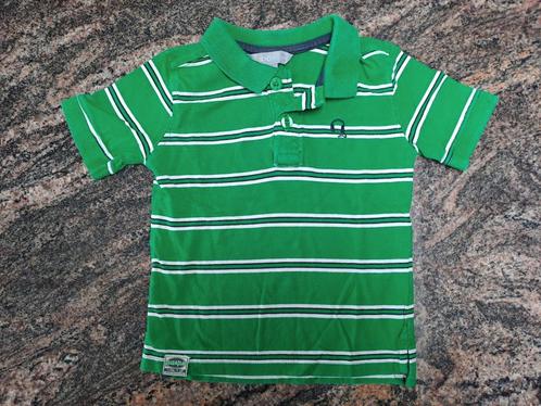 Mt 92 Groen wit gestreepte polo, Kinderen en Baby's, Kinderkleding | Maat 92, Gebruikt, Jongen, Shirt of Longsleeve, Ophalen of Verzenden