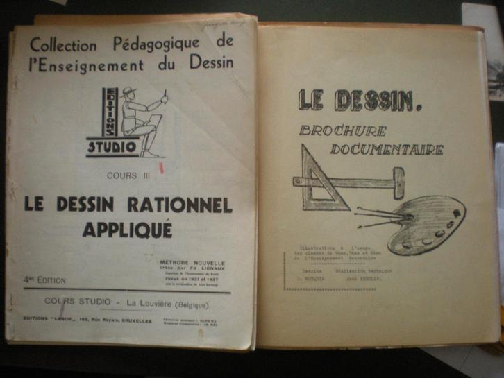 Cours de dessin (2 fascicules), Livres, Technique, Utilisé, Autres sujets/thèmes, Enlèvement ou Envoi
