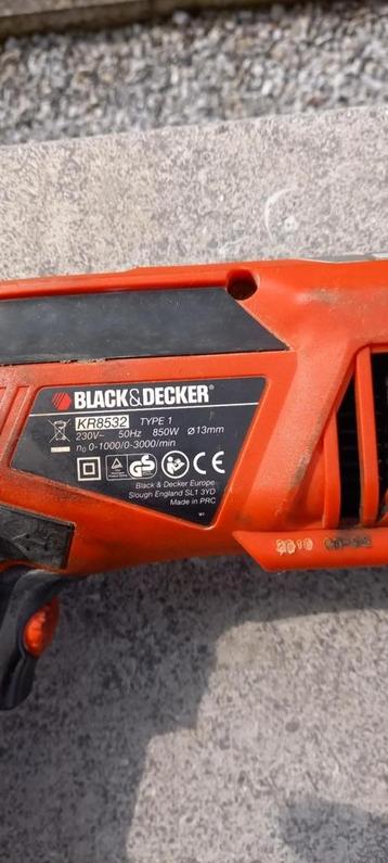 boormachine black & decker + standaard beschikbaar voor biedingen