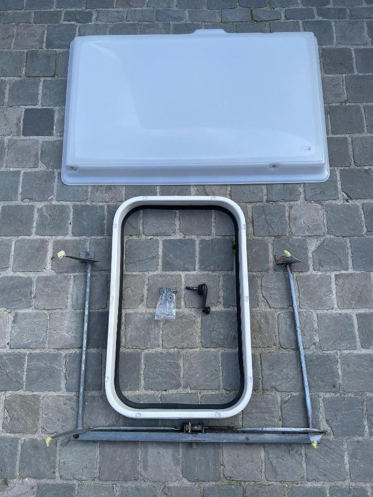 Groot origineel dakvenster 800x500 classic Hymer tot 1995, Caravans en Kamperen, Mobilhome-accessoires, Gebruikt, Ophalen