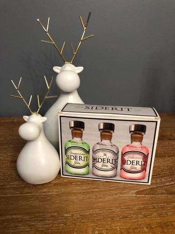 Bouteille GIN Siderit 3 x 5 cl NEUVE