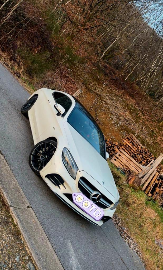 Mercedes c43 amg, Auto's, Mercedes-Benz, Particulier, C-Klasse, Benzine, Euro 4, Coupé, 3 deurs, Automaat, Wit, Leder, Ophalen
