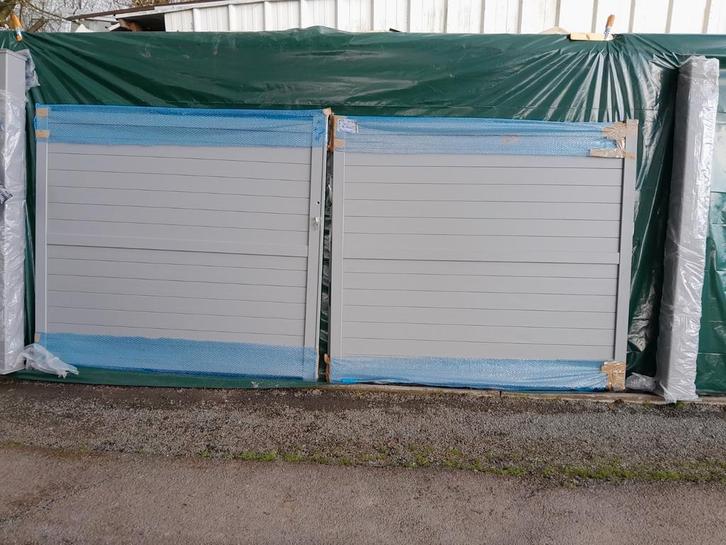 Poteau portail ALUMINIUM, Tuin en Terras, Tuinhekken en Hekwerk, Zo goed als nieuw, Aluminium, Ophalen of Verzenden