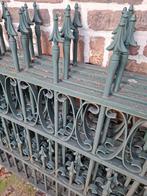 Hekwerk + palen, Tuin en Terras, Ophalen, Gebruikt, IJzer, Sierhekwerk