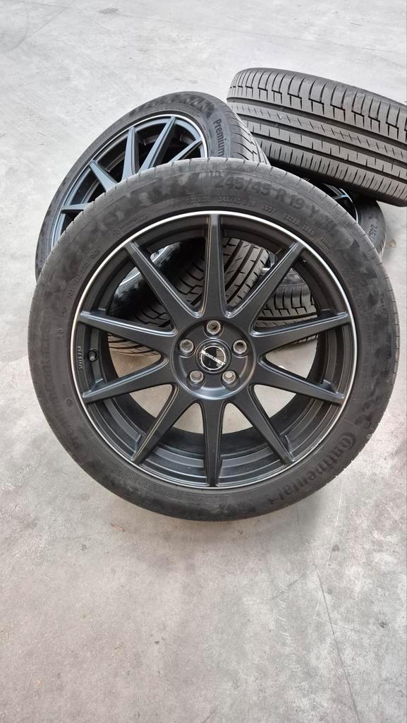 19 inch zgan borbet velgen met nieuwe banden, Auto-onderdelen, Banden en Velgen, Band(en), 19 inch, 245 mm, Personenwagen, Nieuw