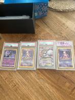 Graded setje verschillende Mewtwo pokemon kaarten., Ophalen