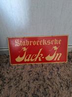 Oud reclamebord Stabroek blik jack-in, Verzamelen, Merken en Reclamevoorwerpen, Ophalen of Verzenden, Reclamebord