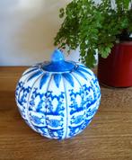 Porcelaine Chinoise estampillée: pot à couvercle, pumpkin, Enlèvement ou Envoi