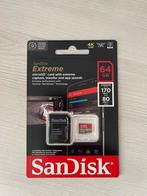 SanDisk Extreme 64 Go, Ophalen of Verzenden, Nieuw, MicroSDXC, 64 GB