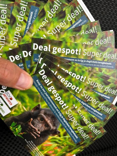 Tickets zoo Antwerpen of zoo Planckendael Mechelen, Tickets en Kaartjes, Recreatie | Pretparken en Attractieparken, Drie personen of meer
