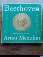 Beethoven - De Zeven Concerten (Arrau) (Menuhin) (6LP box), CD & DVD, Vinyles | Classique, 12 pouces, Romantique, Enlèvement ou Envoi