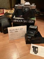 Minolta SR-T 100X avec boîte et manuel d'origine, TV, Hi-fi & Vidéo, Appareils photo analogiques, Minolta, Utilisé, Enlèvement ou Envoi