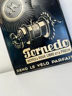 Ancien panneau Torpedo 1937, Enlèvement ou Envoi, Utilisé, Panneau publicitaire