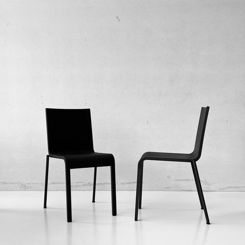 Vitra Maarten van Severen stapelbaar zwart stoelen 50 stuks, Maison & Meubles, Chaises, Comme neuf, Noir, Enlèvement