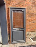 Meranti deur .dubbel glas, Ophalen, Gebruikt, Glas