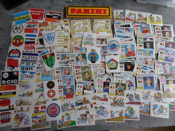 PANINI wielrennen stickers SPRINT 72 anno 1972  303x divers, Hobby en Vrije tijd, Stickers en Plaatjes, Verzenden