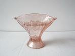 Art deco pique fleurs, bloemenvaasje, rozaline glas, Antiek en Kunst, Verzenden