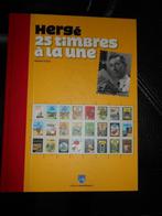 Hergé 25 Timbres à la une TL 7000 expl avec planche Timbre, Livres, Enlèvement ou Envoi