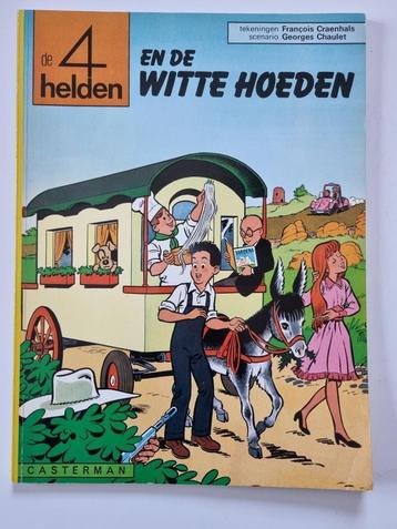 10. De 4 Helden en de witte Hoeden - 1977 - 1e druk beschikbaar voor biedingen