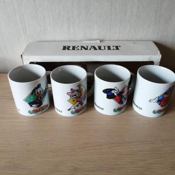 4 Mokken World on Ice Disney 1995 ( Renault ) in verpakking. beschikbaar voor biedingen