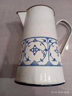 Water melk- kan 2 liter blauw wit saks vintage, Ophalen