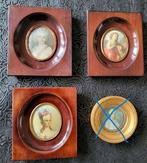 3 miniatuurlijstjes aan het einde van de 19e eeuw, Antiek en Kunst, Ophalen of Verzenden