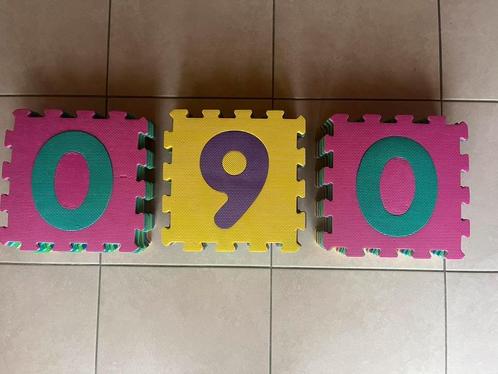3 sets foam puzzelmatten speelmatten cijfers, Kinderen en Baby's, Speelgoed | Speelkleden, Gebruikt, Ophalen