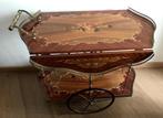 Bar trolley Hollywood regency stijl inklapbaar, Huis en Inrichting, Ophalen, Zo goed als nieuw