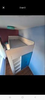Hoogslaper met bureau, Huis en Inrichting, Slaapkamer | Stapelbedden en Hoogslapers, Ophalen, Zo goed als nieuw, Hoogslaper