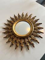Vintage spiegel zon, Huis en Inrichting, Woonaccessoires | Spiegels, Ophalen, Zo goed als nieuw, Rond