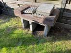 Barbecue en pierre comme neuf jamais utilisé, à venir cherch, Tuin en Terras, Houtskoolbarbecues, Ophalen, Zo goed als nieuw, Sans marque