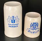 2x chope en grès brasserie DIEKIRCH, Ophalen of Verzenden, Zo goed als nieuw, Pul(len)