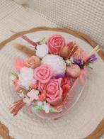 À VENDRE – Création Florale Artisanale en Fondant Bougie, Ophalen of Verzenden, Zo goed als nieuw, Kaars