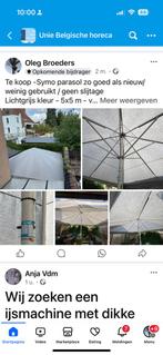 Horeca parasol, Ophalen, Zo goed als nieuw