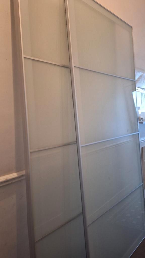 Schuifdeuren voor Pax IKEA 200x236 cm, Huis en Inrichting, Kasten | Kleerkasten, Zo goed als nieuw, Glas, Ophalen