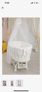 Schommelwieg luxe mdf hout wit met slaapset, Kinderen en Baby's, Babywiegjes en Ledikanten, Ophalen, Zo goed als nieuw, Wieg