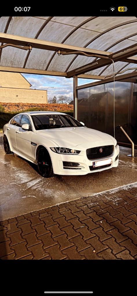 Jaguar XE EXPORT, Auto's, Jaguar, Particulier, XE, Benzine, Euro 6, Berline, 5 deurs, Automaat, Wit, Zwart, Leder, Vierwielaandrijving