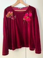 Xandres fluwelen sweater maat L, Verzenden, Zo goed als nieuw, Maat 42/44 (L)