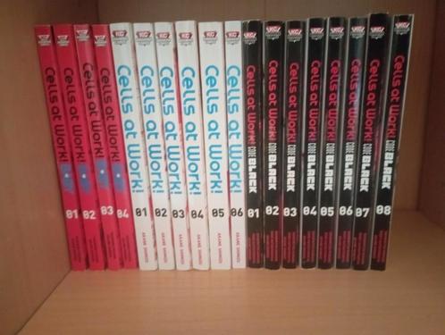 3 volledige manga reeksen - Cells at work, engelse vertaling, Boeken, Stripverhalen, Zo goed als nieuw, Complete serie of reeks