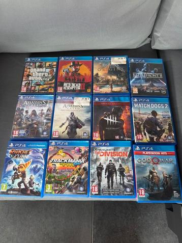 12 jeux pour ps4 le lot pour 60 euro beschikbaar voor biedingen