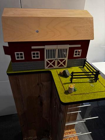 Schleich kiosk met geluid en licht en ook stallen, Enlèvement, Avec lumière