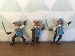 3 musketiers - figuurtjes - plastoy, Collections, Personnages de BD, Comme neuf
