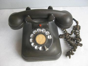 Telefoon bakeliet - cijfer op de kiesschijf - Bell Company -