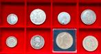 Lot zilveren munten VK, Griekenland, Duitsland, Nederland, Zilver, Duitsland