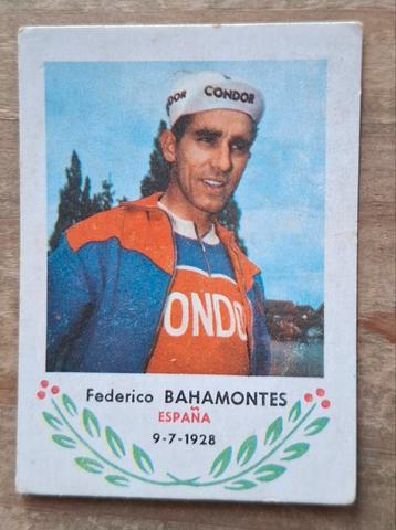 Genre: Panini-afbeelding: Federico Bahamontes, beroemde wiel beschikbaar voor biedingen